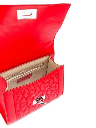 Shop Givenchy Mini Shark Shoulder Bag In Red