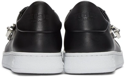 Shop Versus Black Safety Pin Sneakers