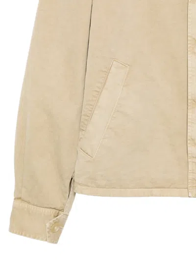 Auralee Collared Jacket In Neutral