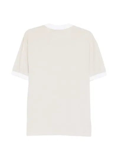 Eleventy Logo T-shirt In Neutral