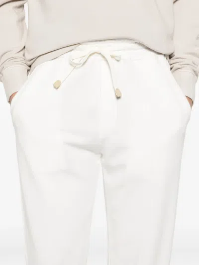 Eleventy Drawstring Panelled Sweatpants In Gray