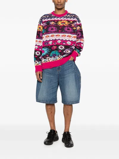 Khoki Pocket Denim Shorts In Blue