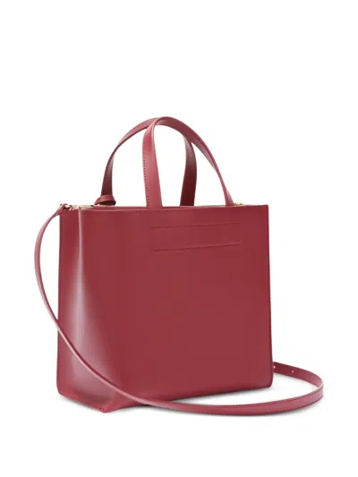Furla Divide It Borsa Shopping S Ciliegia D Rosso Pelle Di Vitello Sidney Donna In Red