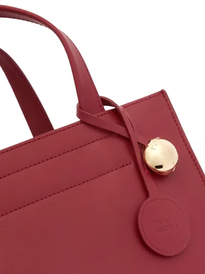 Furla Divide It Borsa Shopping S Ciliegia D Rosso Pelle Di Vitello Sidney Donna In Red