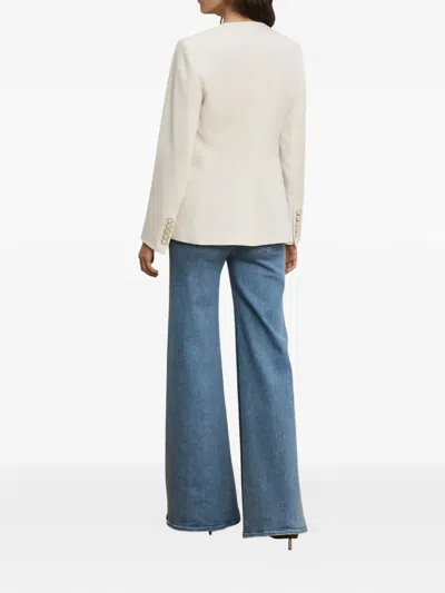 Veronica Beard Rossi Button Blazer In Gray