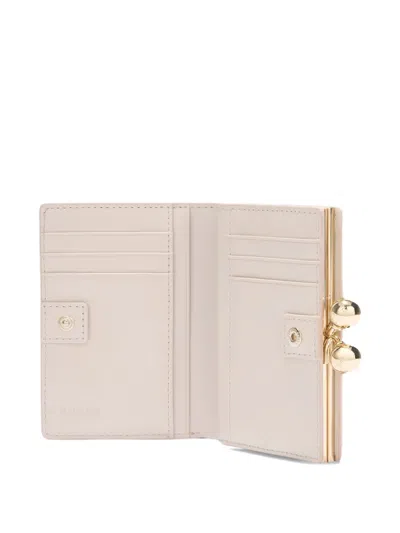 Furla Dots Compact Wallet In Neutral