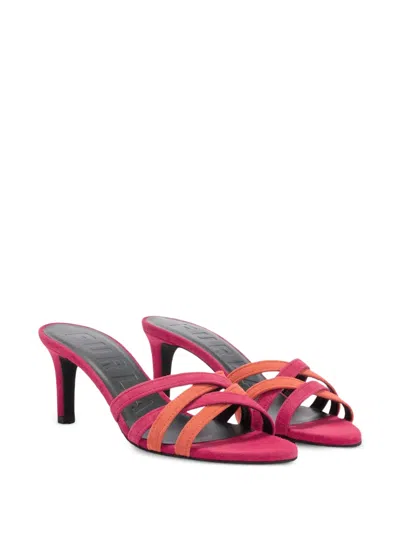 Furla Essential Crossover-strap Sandals In Multi