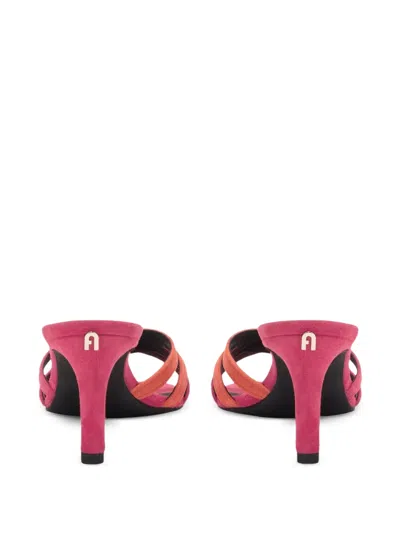 Furla Essential Crossover-strap Sandals In Multi