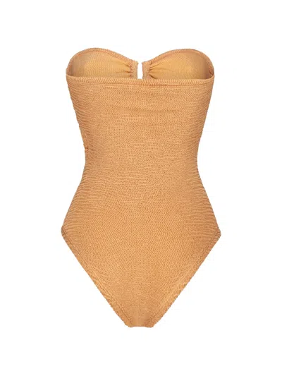 Paramidonna Rene Cut-out Swimsuit In Brown