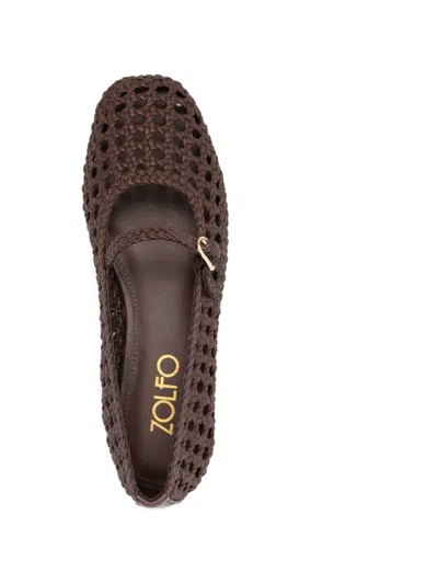 Zolfo Woven Strap Ballet Flat In Multi