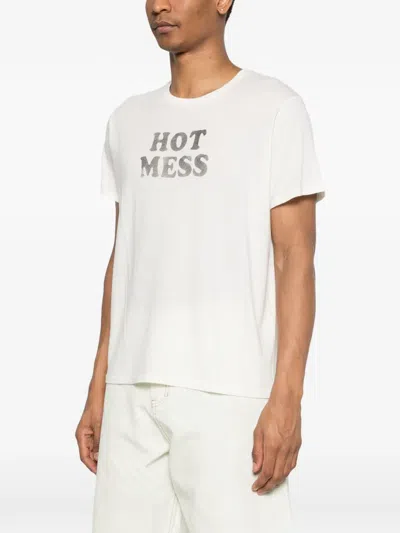 R13 Hot-mess T-shirt In White