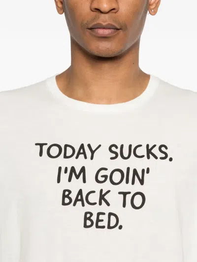 R13 Text T-shirt In White