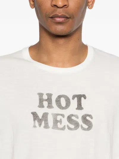R13 Hot-mess T-shirt In White