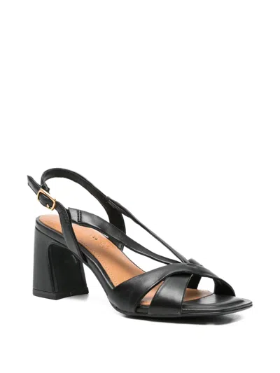 Tamaris Crossover-strap Sandals In Black