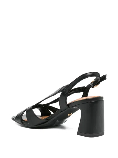 Tamaris Crossover-strap Sandals In Black