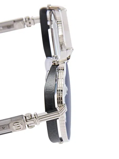 Balmain Round-frame Sunglasses In Silver