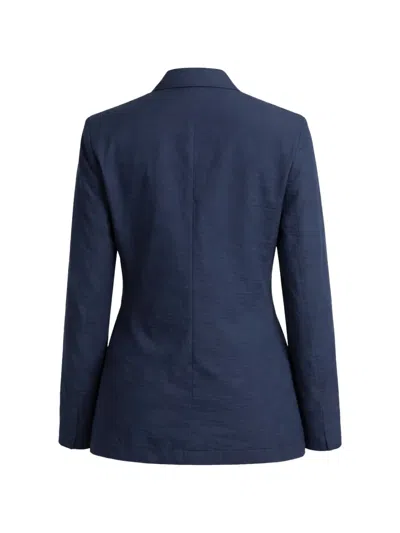 Kocca Pauline Single-breasted Jacket In Blue