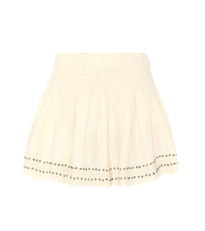 Shop Isabel Marant Étoile Alea Cotton-blend Miniskirt