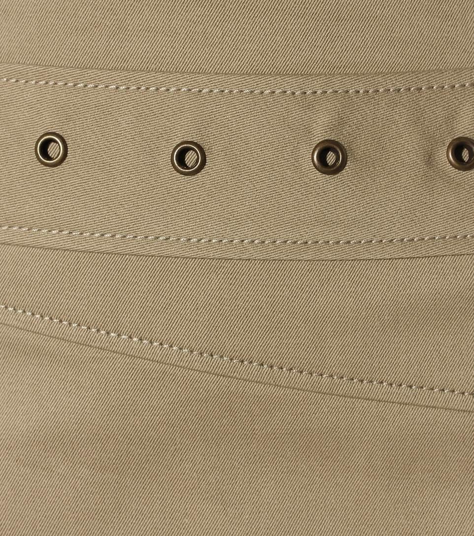 Monse Cotton-canvas Mini Skirt In Khaki | ModeSens