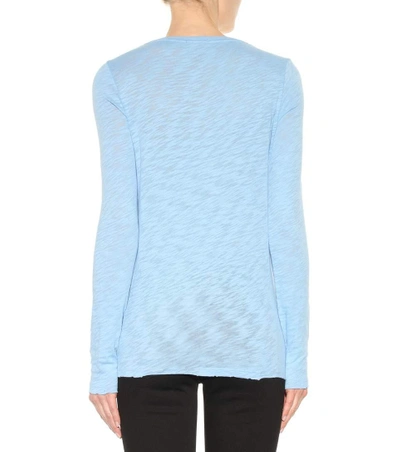 Shop Atm Anthony Thomas Melillo Cotton Top In Sky