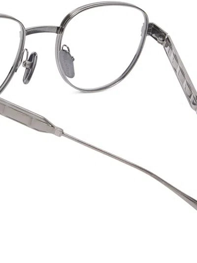 Balmain Round Glasses In Silver