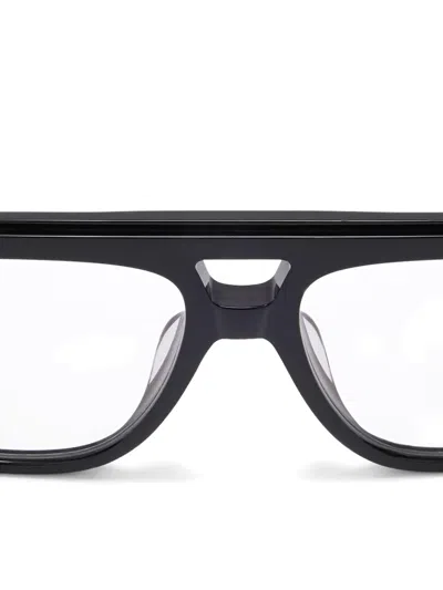 Balmain Browline-frame Glasses In Black