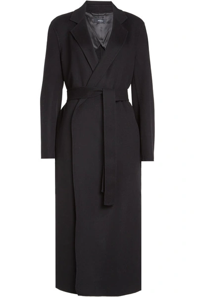 Joseph Wool And Cashmere Coat In Black