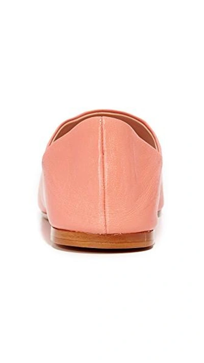 Shop Acne Studios Amina Nappa Slides In Pink