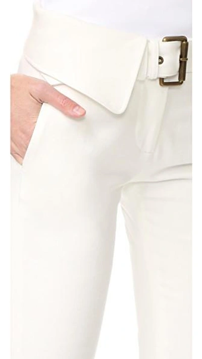 Shop Monse Stretch Pants In White