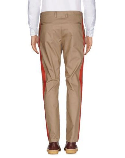 Shop Valentino Casual Pants In Sand