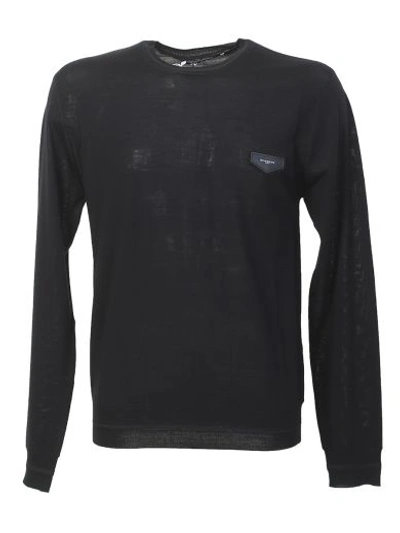 Shop Givenchy Black Wool Knit Sweater
