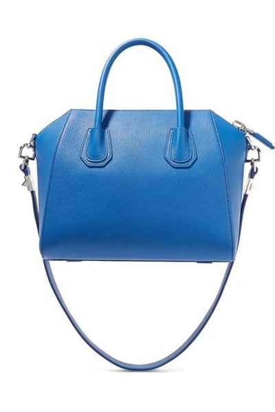 Shop Givenchy Antigona Small Textured-leather Shoulder Bag