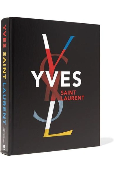 Shop Abrams Yves Saint Laurent By Farid Chenoune And Florence Muller Handcover Book In Black
