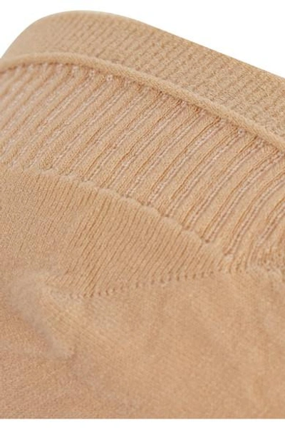 Shop Falke Cotton Step Set Of Five Knitted Socks In Neutral