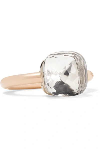 Shop Pomellato Nudo Classic 18-karat Rose Gold Topaz Ring