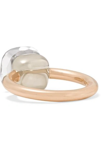 Shop Pomellato Nudo Classic 18-karat Rose Gold Topaz Ring
