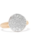 Pomellato Sabbia Ring With Diamonds In 18k Rose Gold
