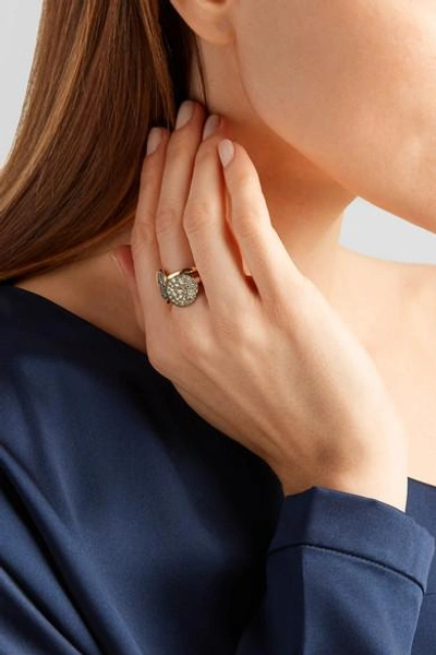 Shop Pomellato Sabbia 18-karat Rose Gold Diamond Ring