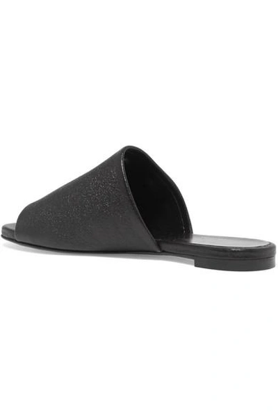 Shop Robert Clergerie Gigy Textured-leather Slides