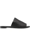 ROBERT CLERGERIE Gigy textured-leather slides