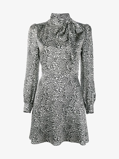 Shop Saint Laurent Leopard Print Dress
