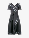 PETER PILOTTO EMBROIDERED WRAP DRESS