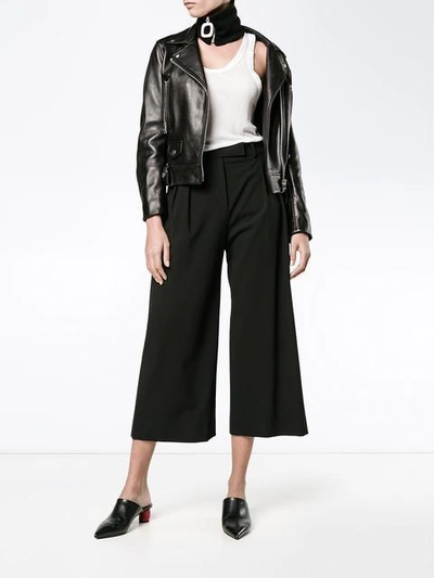 Shop Jw Anderson High Waisted Culottes In Black