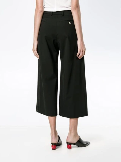 Shop Jw Anderson High Waisted Culottes In Black