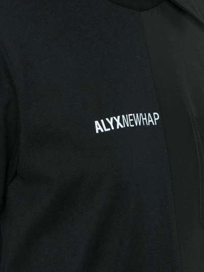 Alyx Asymmetrical Collar Split Dress In Black | ModeSens