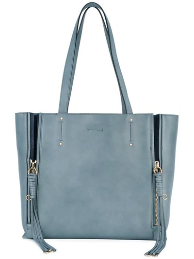 Chloe milo medium leather & suede sales tote bag