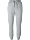 ALEXANDER WANG T T BY ALEXANDER WANG DRAWSTRING TRACK PANTS - GREY,401700R1711789135