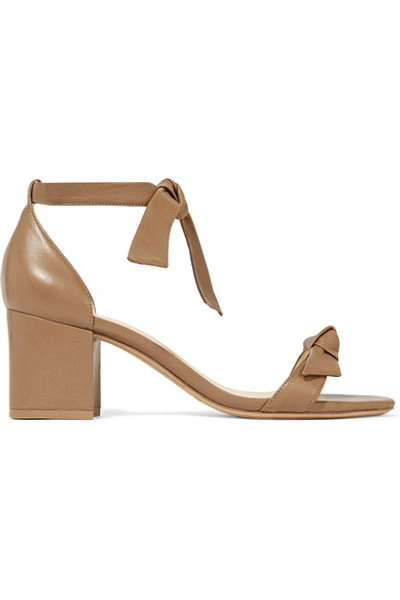 Alexandre Birman Clarita Bow-embellished Leather Sandals