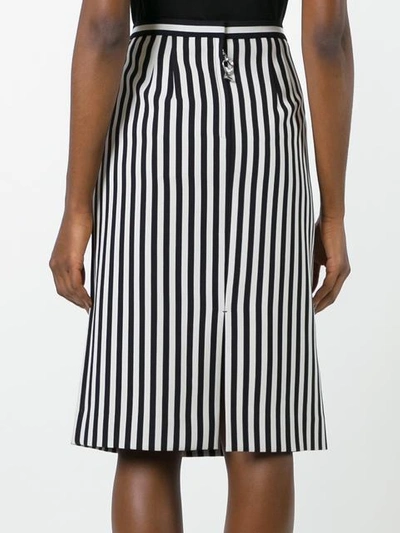 Shop Marc Jacobs Monochrome Striped A In Black