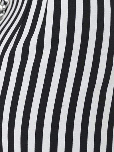 Shop Marc Jacobs Monochrome Striped A In Black